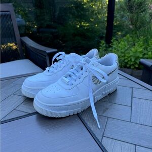 Nike Air Force Ones - zebra
